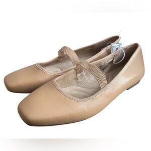 Old Navy Mary Jane Ballet Flats Adobe Clay Tan Size 8 NWT